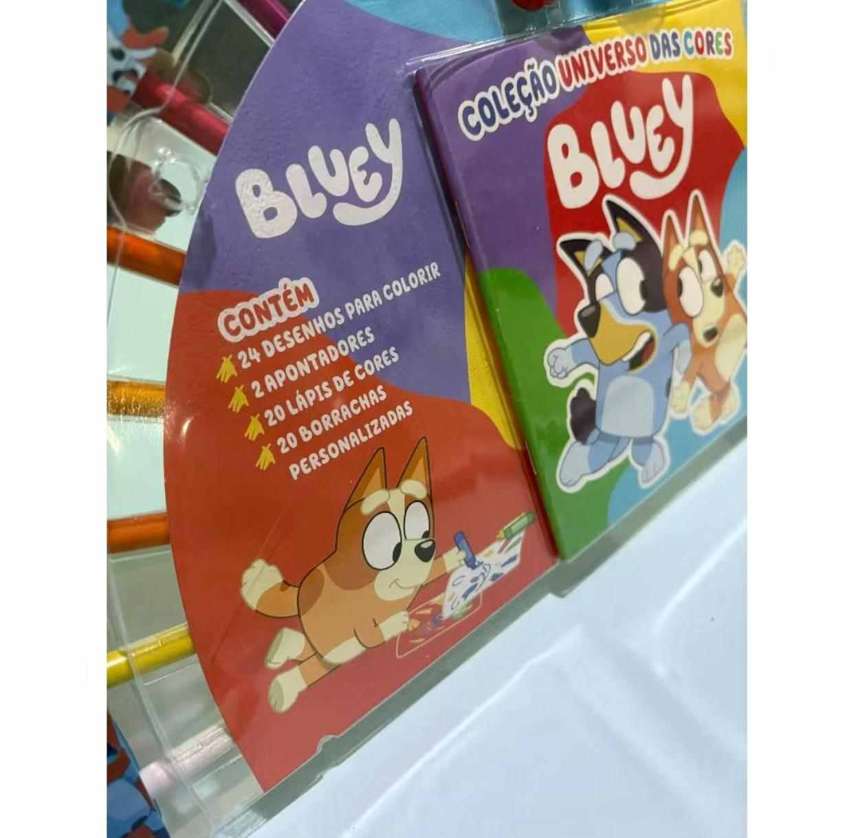 LIVRO COLORIR BLUEY C/46P�S